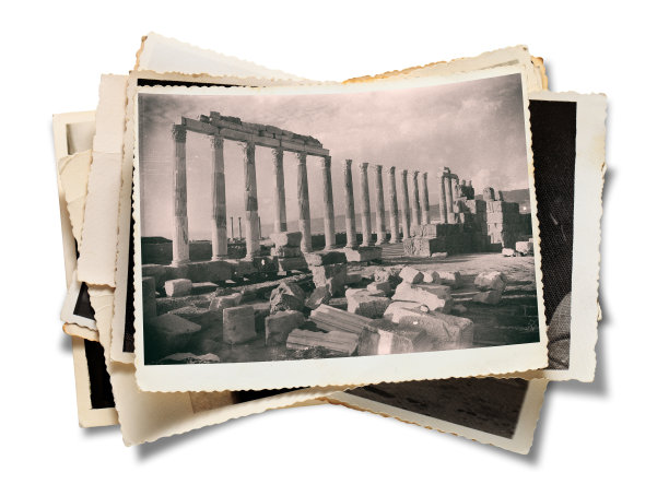 古老的土耳其的照片。孤立在白色背景。图片下载