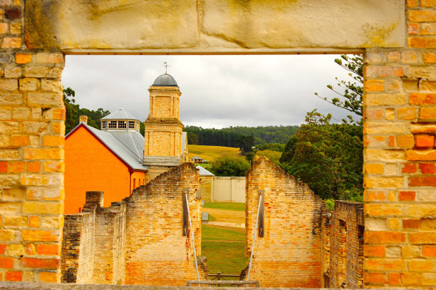 塔斯马尼亚的阿瑟港监狱图片下载