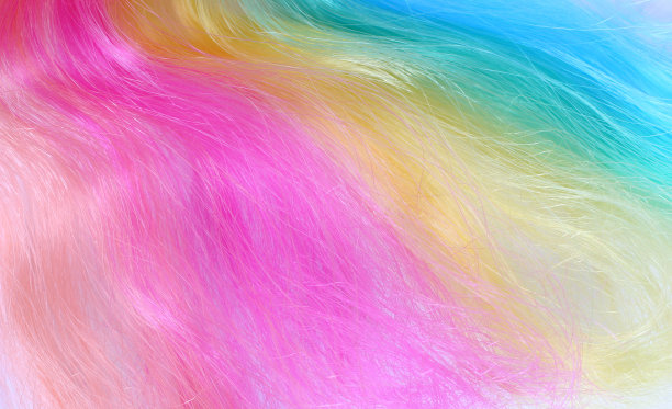 彩虹的头发图片下载