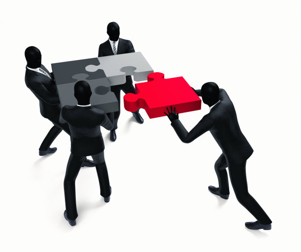 合作的商人们图片下载