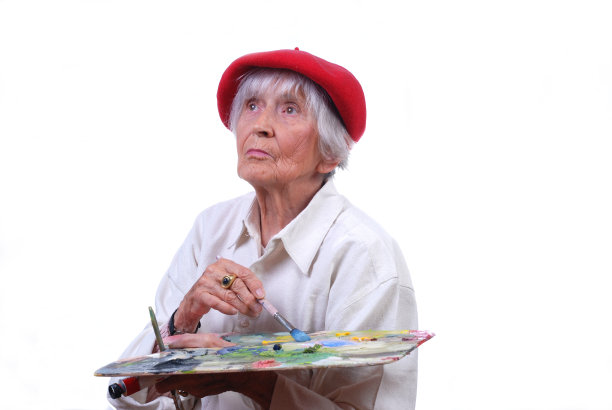 成熟的成年人的艺术家图片下载