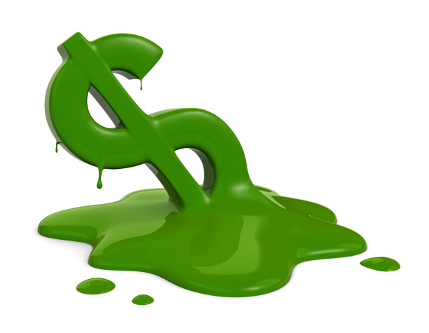 融化的美元图片下载