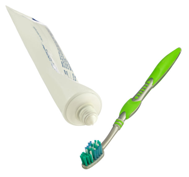 牙刷和牙膏图片下载