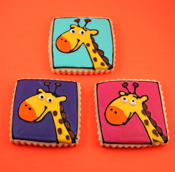 长颈鹿饼干图片下载