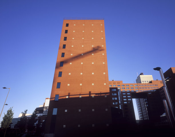 鹿特丹新建办公楼旁。图片下载