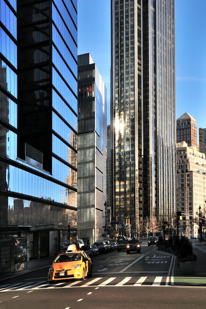 纽约的出租车图片下载