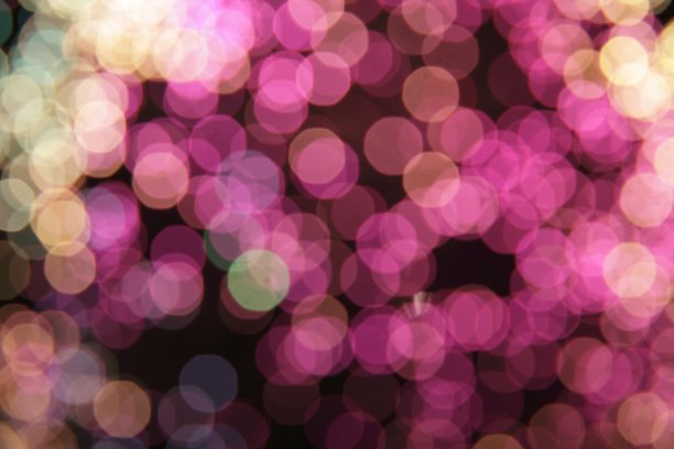 紫色散焦光点图片下载