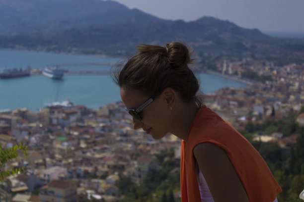 扎金索斯岛镇图片下载