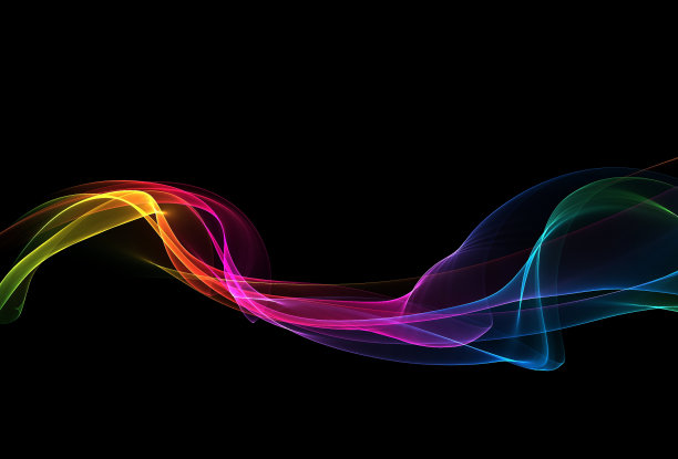 抽象的彩色线条图片下载