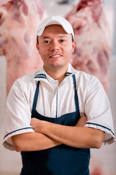 友好的屠夫微笑图片下载