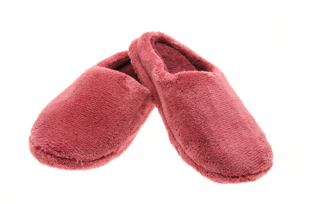 粉红色的女士拖鞋图片下载