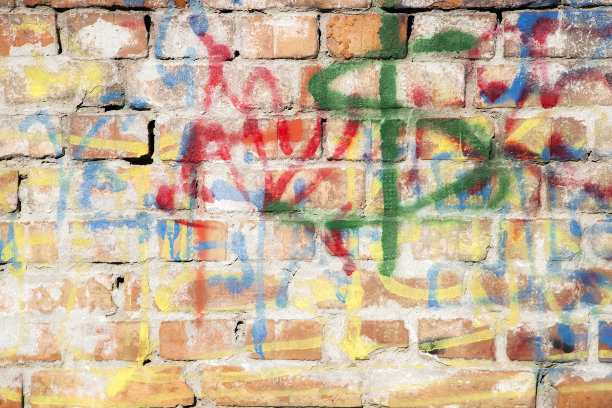 墙上的涂鸦图片下载