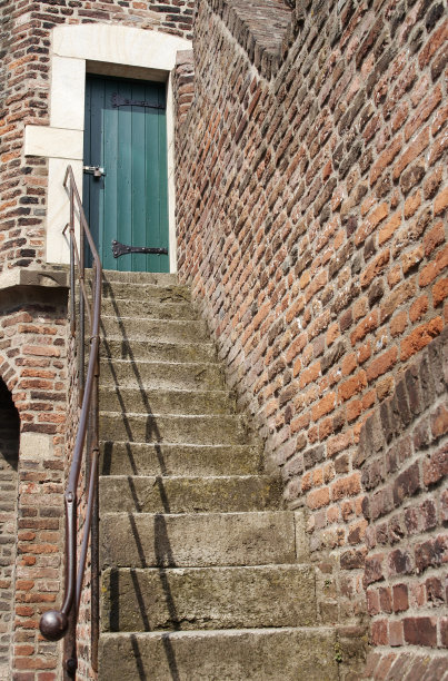 绿色的门图片下载