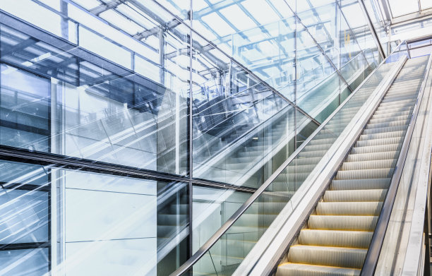 现代玻璃扶梯图片下载