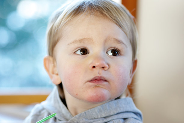 一岁小男孩的肖像图片下载