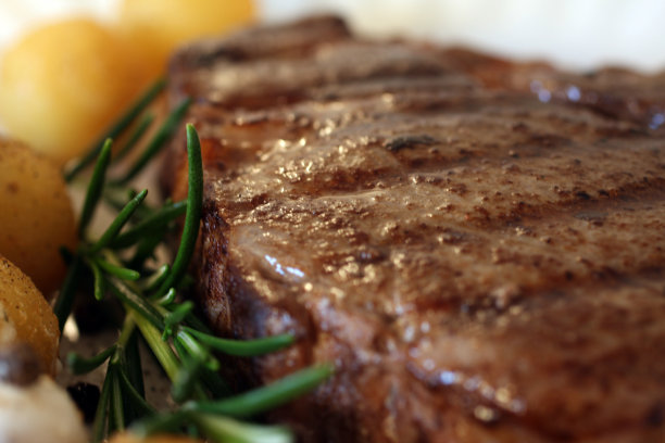 多汁的牛排细节图片下载