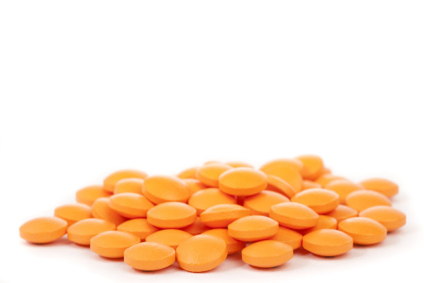 橙色的药片图片下载