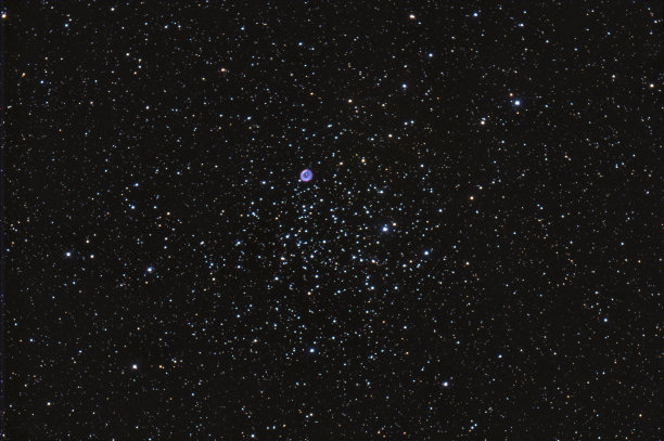 疏散星团和气体星云图片下载