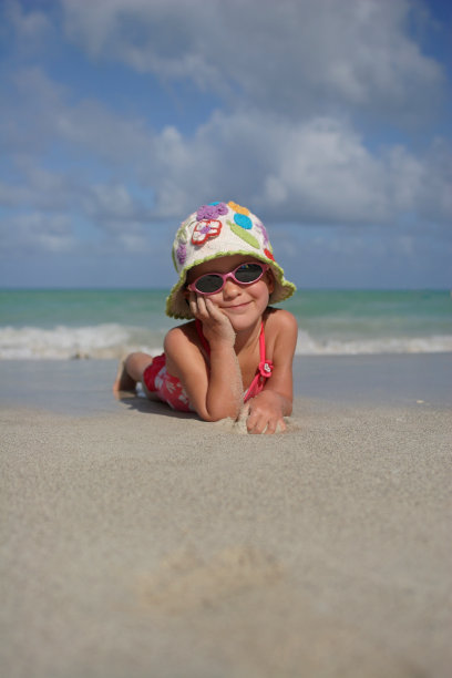 生活如海滩图片下载