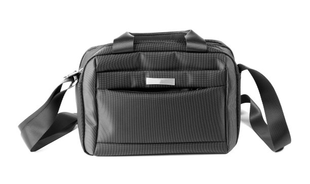 笔记本电脑包孤立在一个白色的背景图片下载