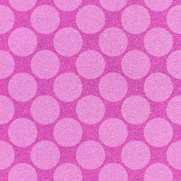 闪光纸上无缝的粉色圆点图案图片下载