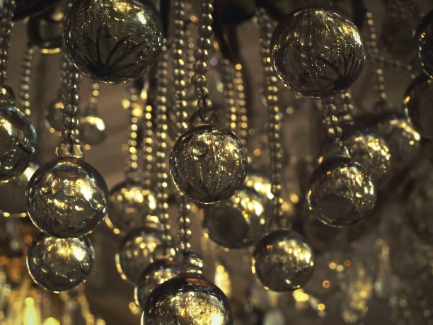 水晶吊灯的细节图片下载