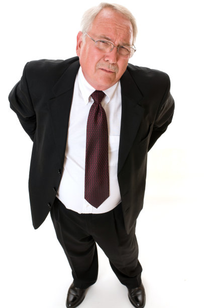 背部疼痛的商人图片下载