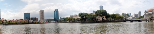 新加坡全景游艇码头图片下载