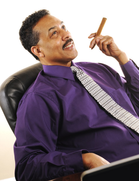 白人孤立的商人图片下载