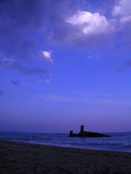 海难黄昏图片下载