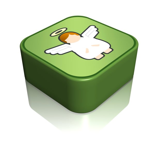 圣诞天使图标图片下载