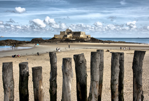 退潮要塞-圣马洛图片下载