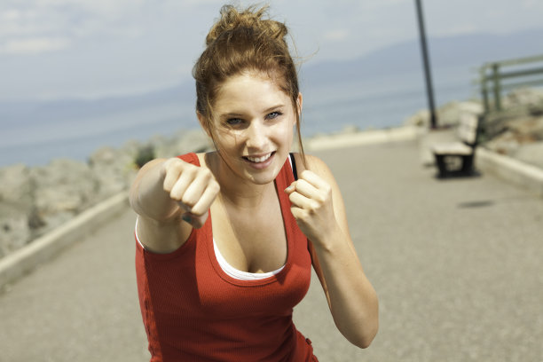 女子跆拳道运动图片下载