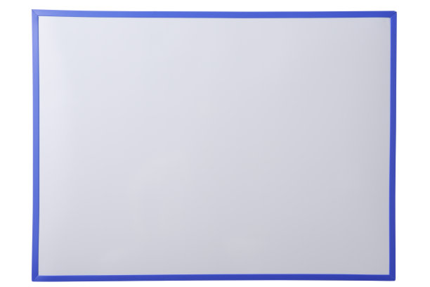 白色背景上的白板的孤立镜头图片下载