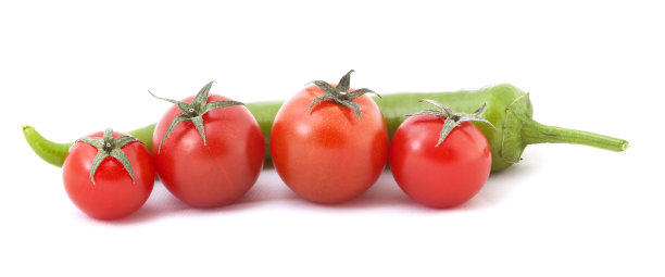 西红柿和青椒图片下载