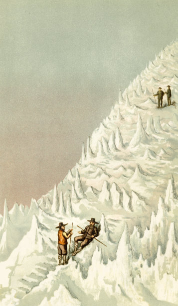 大约19世纪80年代墨西哥波波卡特佩特的崛起图片下载