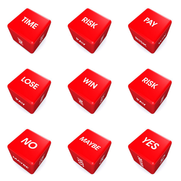 结合骰子的概念图片下载