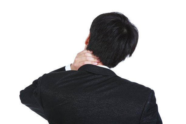 商人颈部疼痛图片下载