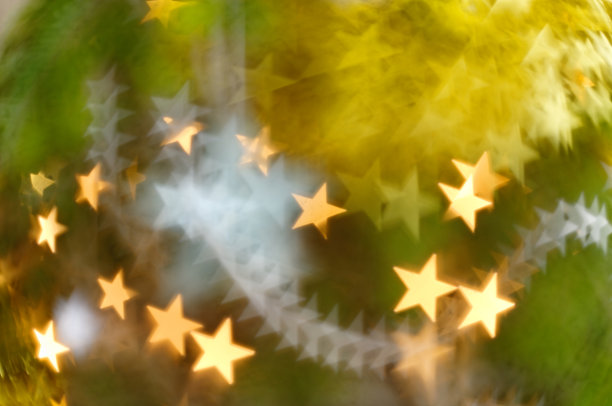 模糊的明星散景图片下载