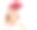 戴着红色狂欢节面具的年轻女孩素材图片