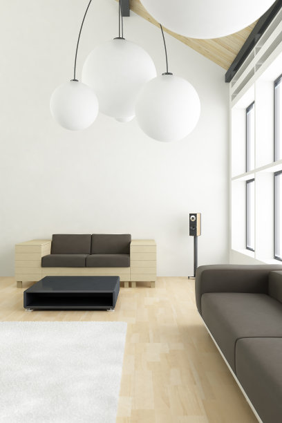 现代明亮室内渲染(CGI)图片下载