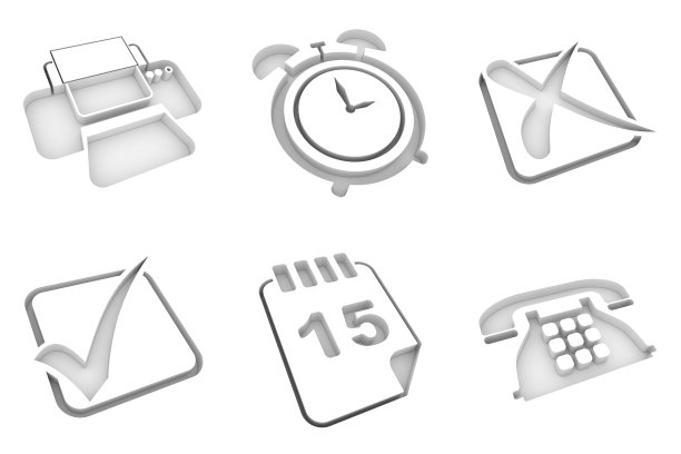 白色图标-办公室图片下载