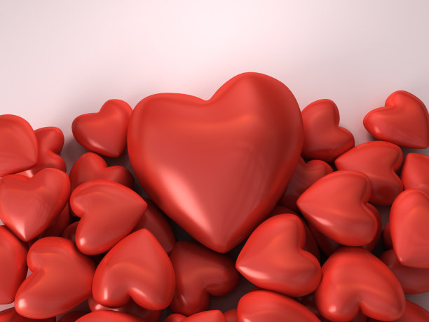 红色的心图片下载