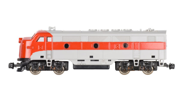 红色火车引擎玩具火车图片下载