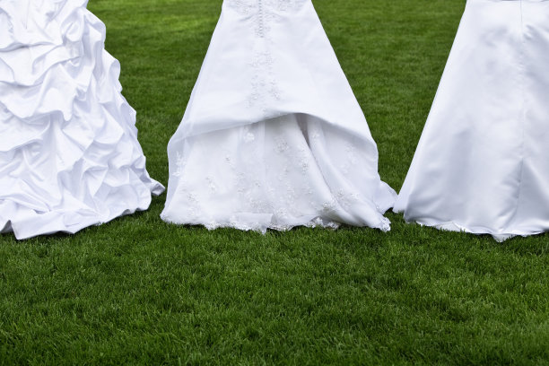 三件婚纱裙图片下载