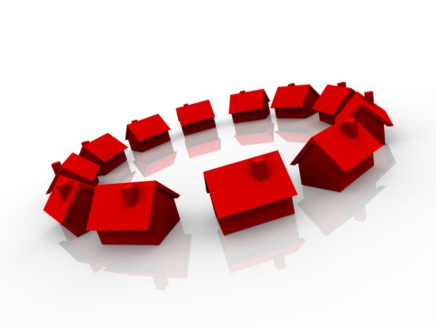 红房子圆图片下载