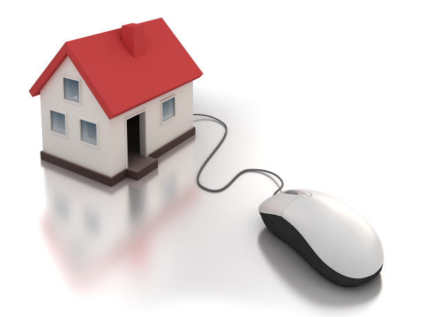 连接到Home鼠标的剪切路径图片下载