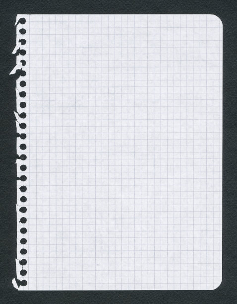 高分辨率记事本页孤立在黑色图片下载