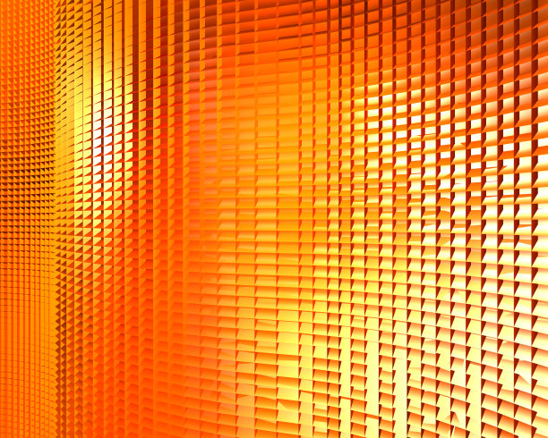 橙色抽象科幻背景图片下载