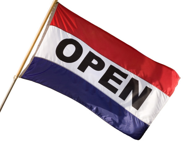 开放的标志图片下载